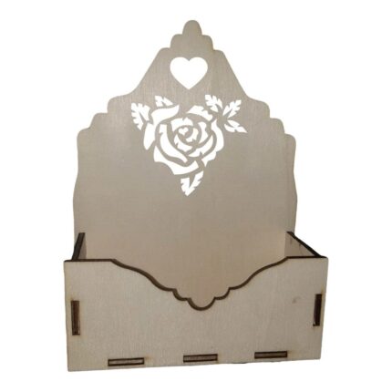 Cutie Flori Eleganta Lemn Trandafir U010