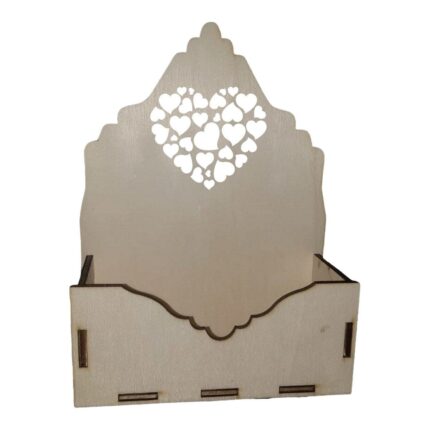 Cutie Inima Lemn U009