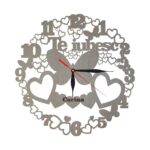 Ceas Personalizat Partener Te Iubesc 40cm Cvd001