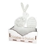 Cutie Aranjamente Florale Lemn Paste P02