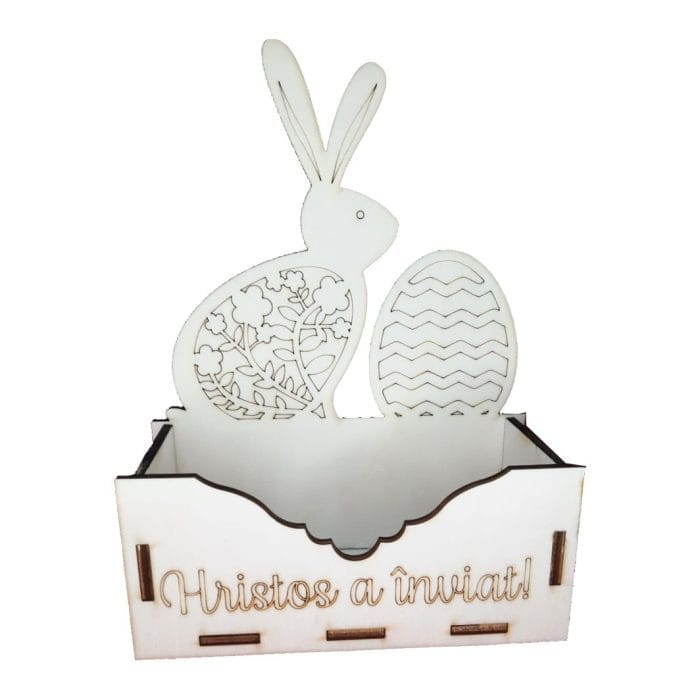 Cutie Aranjamente Florale Lemn Paste P02 - imagine 2