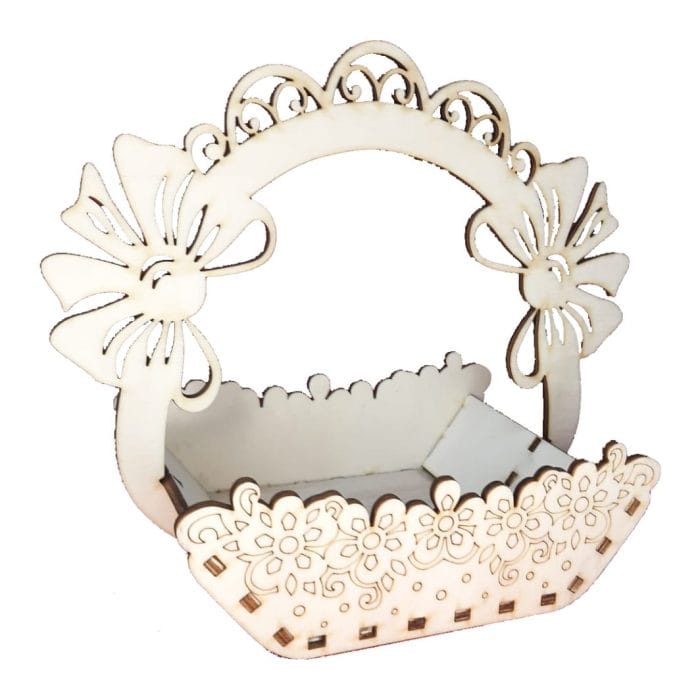 Cutie Aranjamente Florale Lemn Model Cos P11 - imagine 1