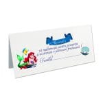 Plic bani Botez, Mica Sirena, Model PB5, Carton, Alb