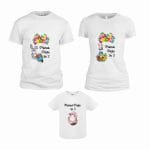 Set 3 Tricouri Familie Paste TP01 Baby Girl