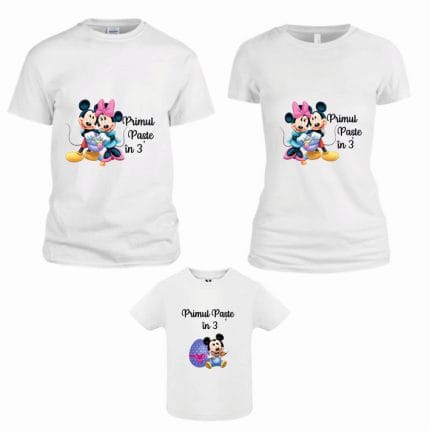 Set 3 Tricouri Familie Paste TP02 Baby Boy