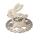 Suport oua Paste 8 locuri, Lemn, 25cm, Model S02