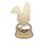 Decoratiune Personalizata Iepuras 17x9cm Model D01