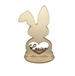 Decoratiune Personalizata Iepuras 17x9cm Model D01
