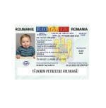Marturie botez, Buletin Baby, Magnet,10x7.5 cm, Albastru
