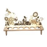 Suport oua Paste 12 locuri, Lemn, 28x11cm, Model S01