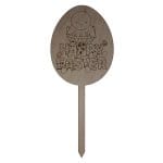 Topper Aranjamente Florale Paste TP06, Lemn, 17x10cm