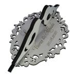 Cutie de verighete, Porumbei, Personalizata, Alb, CTV010 - imagine 3