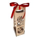 Cutie de vin, Fulgi de zapada, 35x10x10cm, CVC005