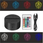Lampa 3D model copii date nastere - imagine 3