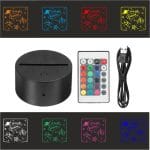Lampa 3D model copii personalizat - imagine 3