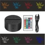 Lampa 3D model Deadpool - imagine 3