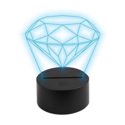 Lampa Decorativa Tridimensionala Model Diamant M2