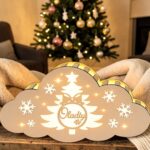 Lampa veghe , Lemn natur , LV10, 60x38 cm - imagine 3