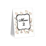 Numar de masa, Nunta, Model NRN5, Carton - imagine 2