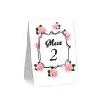 Numar de masa, Nunta, Model NRN8, Carton - imagine 2