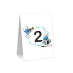 Numar de masa, Botez, Model NRB3, Strumfi, Carton - imagine 2