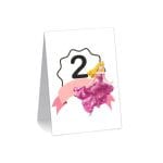 Numar de masa, Botez, Model NRB9, Frumoasa Adormita, Carton - imagine 2