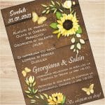 Invitatie Nunta, Model IC5, 16x11cm - imagine 2