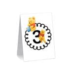 Numar de masa, Botez, Model NRB29, Bebe Winnie the Pooh, Carton - imagine 3