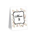 Numar de masa, Nunta, Model NRN5, Carton - imagine 3