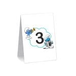 Numar de masa, Botez, Model NRB3, Strumfi, Carton - imagine 3
