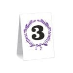 Numar de masa, Nunta, Model NRN14, Carton - imagine 3