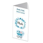 Meniu de masa, Botez, Model MB3, Carton