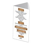 Meniu de masa, Nunta, Model MN1, Carton - imagine 3