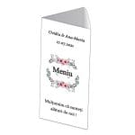 Meniu de masa, Nunta, Model MN3, Carton