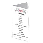 Meniu de masa, Nunta, Model MN3, Carton - imagine 2