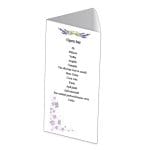 Meniu de masa, Nunta, Model MN5, Carton - imagine 2