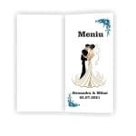 Meniu de masa, Nunta, Model MN6, Carton - imagine 2
