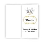 Meniu de masa, Nunta, Model MN7, Carton - imagine 2