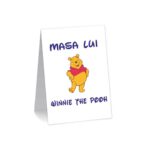 Numar de masa, Botez, Model NRB23, Winnie the Pooh, Carton