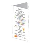 Numar de masa cu meniu, Botez, Model NRB30, Winnie the Pooh, Carton - imagine 3