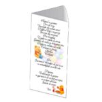 Numar de masa cu meniu, Botez, Model NRB30, Winnie the Pooh, Carton - imagine 2
