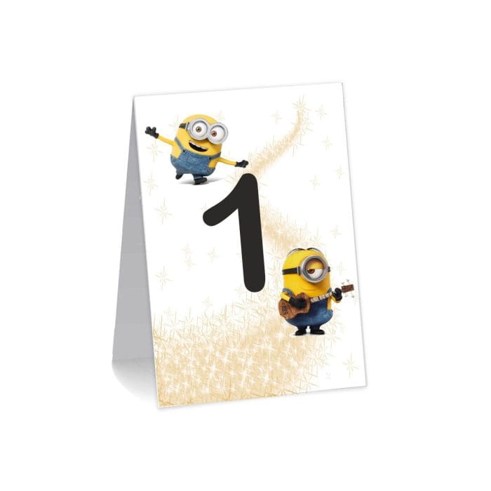Numar de masa, Botez, Model NRB5, Minioni, Carton - imagine 1