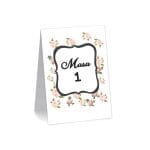 Numar de masa, Nunta, Model NRN5, Carton