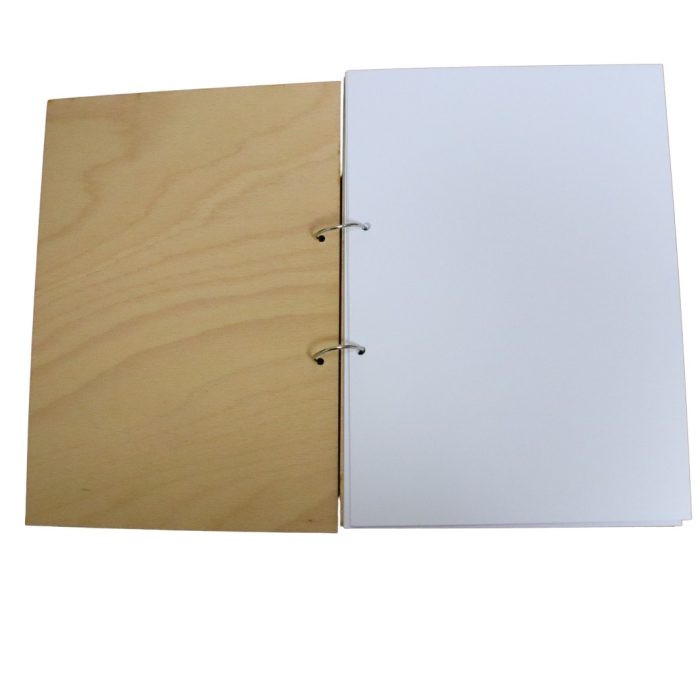 Album Foto Coperta Lemn, Guest Book, Nunta, 21x30 cm CAN001 - imagine 4