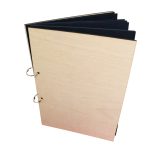 Album Foto Coperta Lemn, Foi Negre, Guest Book, Nunta, Botez, Blank, CANB002