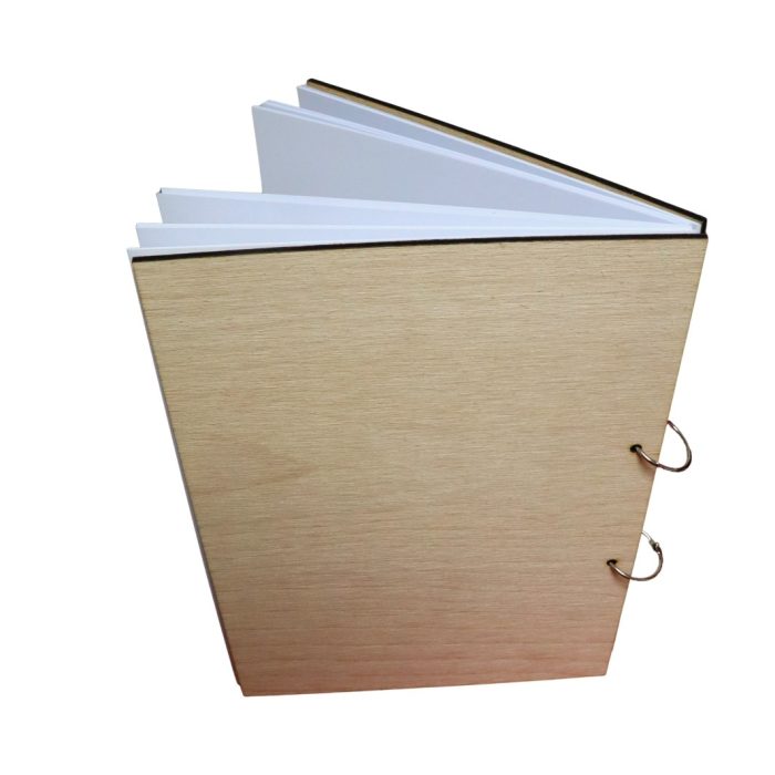 Album Foto Coperta Lemn, Guest Book, Nunta, 21x30 cm CAN001 - imagine 6