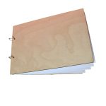 Album Foto Coperta Lemn, Foi Albe, Guest Book, Nunta, Botez, Blank, CANB004