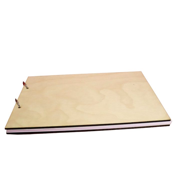 Album Foto Coperta Lemn, Foi Albe, Guest Book, Nunta, Botez, Blank, CANB004 - imagine 3