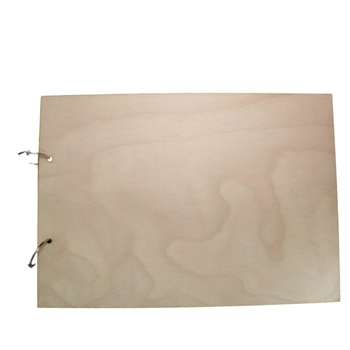 Album Foto Coperta Lemn, Foi Albe, Guest Book, Nunta, Botez, Blank, CANB004 - imagine 2