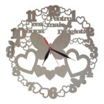Ceas Personalizat Diriginta, Lemn, 40 cm, CS001